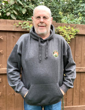 Load image into Gallery viewer, Fox Calls Logo Hoodie Charcoal Grey Very Warm 65% Polyester 35% Cotton £24.99 Post Free