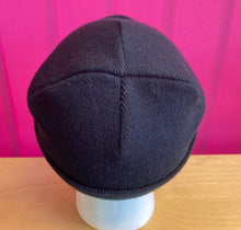 Load image into Gallery viewer, Fox Calls Logo Black 80mm Wide Cuffed 100% Warm Beanie £10.99 Post Free UK