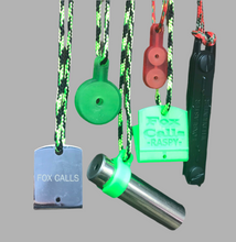 Load image into Gallery viewer, Fox Calls Set 6 - SS Tenterfield - Squealer - SS Squeaker - Mouser - Raspy - Blaster -10% Off £46.31 - Post Free UK
