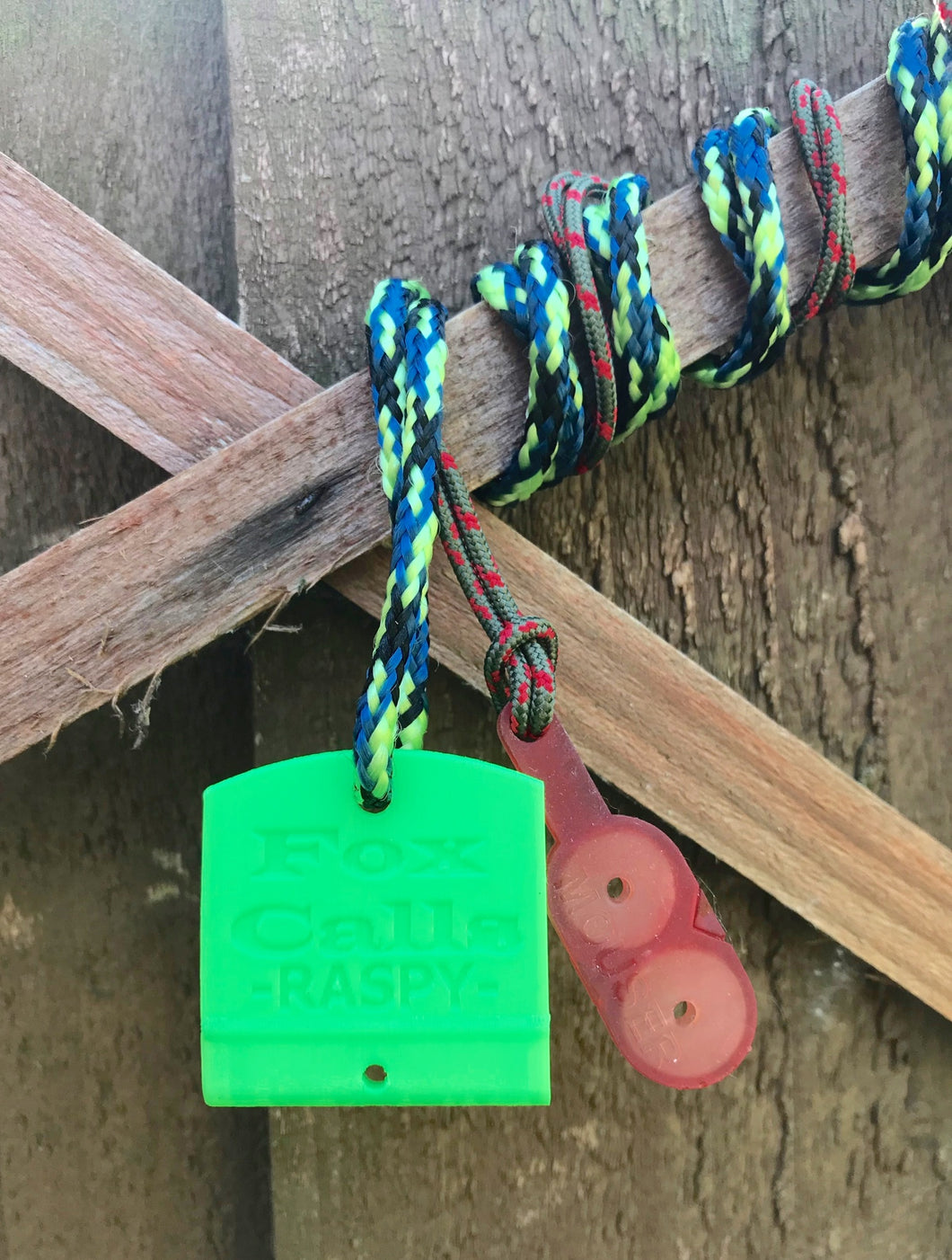 Fox Calls Set 2 - Mouser & Raspy Neon Green Tenterfield Style- Discount Deal - £18.50 - Post Free UK