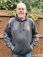 Fox Calls Logo Hoodie Charcoal Grey Very Warm 65% Polyester 35% Cotton £24.99 Post Free