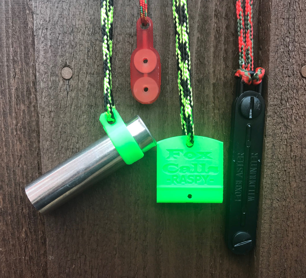 Fox Calls Set 4a - Mouser-Raspy Tenterfield-Blaster-SS Squeaker-10% Off Deal £27.43 Post Free UK