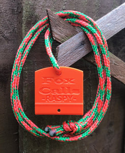 Fox Calls "Raspy" Flame Orange 3D-Fox Call Tenterfield Bite Style Fox Caller £9.99 - Post Free UK