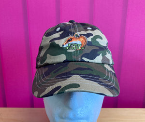 Fox Calls Logo Camo 100% Cotton Drill Embroidered Cap £10.99 Post Free UK