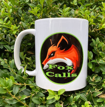 Load image into Gallery viewer, Fox Calls Logo Mug Bright White Glossy Finish Dishwasher/Microwave Safe £9.99 Post Free UK
