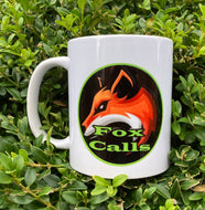 Fox Calls Logo Mug Bright White Glossy Finish Dishwasher/Microwave Safe £9.99 Post Free UK