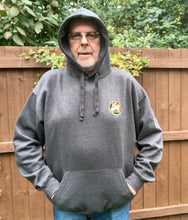 Load image into Gallery viewer, Fox Calls Logo Hoodie Charcoal Grey Very Warm 65% Polyester 35% Cotton £24.99 Post Free
