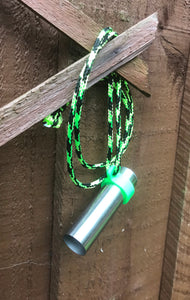 Fox Calls - SS Squeaker with 3D Neon Green Lanyard Clip Hands Free Bite Style Raspy Fox Caller £6.25 - Post Free UK