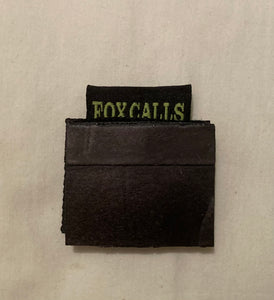 Fox Calls “Quick Release Stick On Pouch” 222-375 Cal Two Round Nylon Twill Side Action Carrier Sticky Velcro Back Elasticated Ammo Loops - £3.99 - Post Free UK